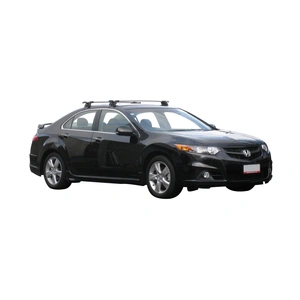 Prorack Silver 2 Bar Aero Through Bar kit to suit Honda Accord Euro 4dr Sedan (6/2008 - 2012)