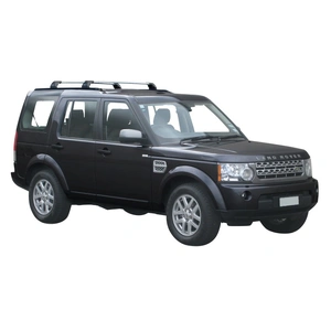 Prorack Silver 2 Bar Aero Flush Bar kit to suit Land Rover Discovery 4 5dr SUV (2009 - 3/2017)