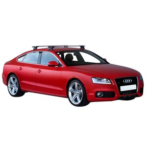 Prorack Silver 2 Bar Aero Through Bar kit to suit Audi A5/S5/RS5 Sportback 5dr Coupe (2009 - 2016)