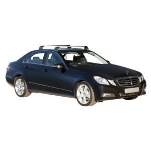 Prorack Silver 2 Bar Aero Flush Bar kit to suit Mercedes-Benz E-Class W212 4dr Sedan (2009 - 5/2016)