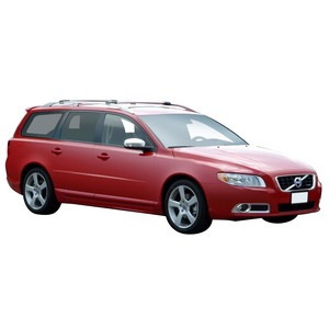 Prorack Silver 2 Bar Aero Rail Bar kit to suit Volvo V70 5dr Wagon (2007 - Current)