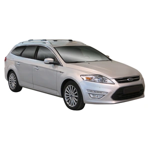 Prorack Silver 2 Bar Aero Rail Bar kit to suit Ford Mondeo 5dr Wagon (10/2007 - 2013)