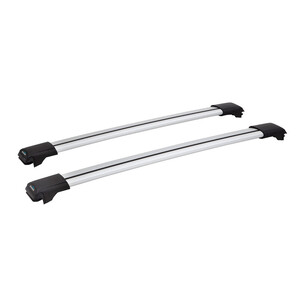 Prorack Silver 2 Bar Aero Rail Bar kit to suit Mitsubishi Pajero SWB 5dr SUV (1991 - 2000)