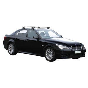Prorack Silver 2 Bar Aero Through Bar kit to suit BMW 5 Series E60 4dr Sedan (2003 - 2009)