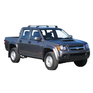 Prorack Silver 2 Bar Aero Flush Bar kit to suit Holden Colorado Double Cab 4dr Ute (7/2008 - 2012)