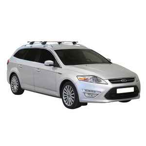 Prorack Silver 2 Bar Aero Through Bar kit to suit Ford Mondeo 5dr Wagon (10/2007 - 2013)