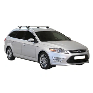 Prorack Black 2 Bar Aero Through Bar kit to suit Ford Mondeo 5dr Wagon (10/2007 - 2013)