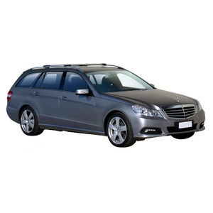 Prorack Silver 2 Bar Aero Rail Bar kit to suit Mercedes-Benz E-Class W212 5dr Wagon (2009 - 2016)