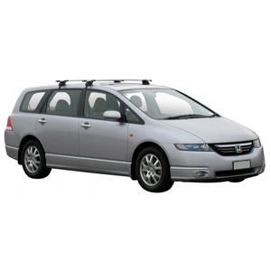 Prorack Silver 2 Bar Aero Through Bar kit to suit Honda Odyssey 5dr MPV (6/2004 - 3/2009)