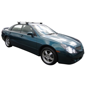 Prorack Black 2 Bar Aero Through Bar kit to suit Mitsubishi Diamante 4dr Sedan (7/1996 - 9/2005)