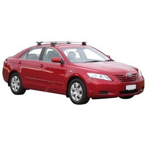 Prorack Black 2 Bar Aero Through Bar kit to suit Toyota Camry 4dr Sedan (8/2006 - 2/2012)