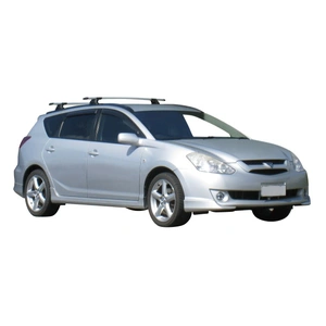 Prorack Black 2 Bar Aero Through Bar kit to suit Toyota Caldina 5dr Wagon (2002 - 2007)