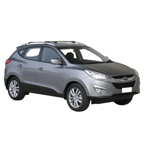 Prorack Silver 2 Bar Aero Rail Bar kit to suit Hyundai ix35 5dr SUV (2010 - 2015)