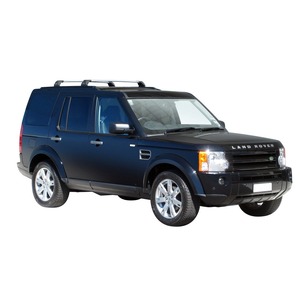 Prorack Silver 2 Bar Aero Flush Bar kit to suit Land Rover Discovery 3 5dr SUV (11/2004 - 2009)