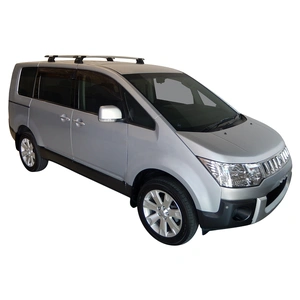 Prorack Silver 2 Bar Aero Through Bar kit to suit Mitsubishi Delica D5 5dr MPV (2007 - Current)