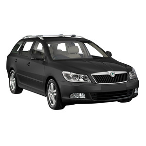 Prorack Silver 2 Bar Aero Rail Bar kit to suit Skoda Octavia 5dr Wagon (2009 - 8/2013)