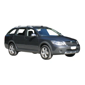 Prorack Silver 2 Bar Aero Rail Bar kit to suit Skoda Octavia Scout 5dr Wagon (2007 - 2013)