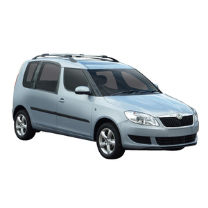 Prorack Silver 2 Bar Aero Rail Bar kit to suit Skoda Roomster 5dr MPV (2006 - Current)
