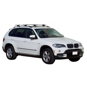 Prorack Silver 2 Bar Aero Through Bar kit to suit BMW X5 E70 5dr SUV (2007 - 7/2013)