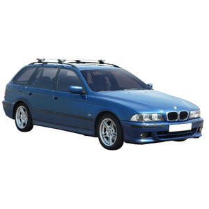 Prorack Silver 2 Bar Aero Through Bar kit to suit BMW 5 Series E39 Touring 5dr Wagon (1997 - 2003)