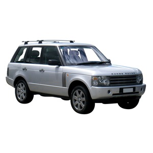Prorack Silver 2 Bar Aero Through Bar kit to suit Land Rover Range Rover 5dr SUV (2002 - 2012)