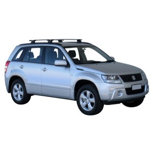Prorack Silver 2 Bar Aero Through Bar kit to suit Suzuki Grand Vitara 5dr SUV (11/2005 - 2012)