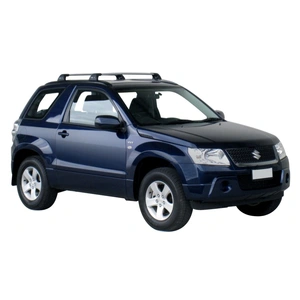 Prorack Silver 2 Bar Aero Flush Bar kit to suit Suzuki Escudo 3dr SUV (11/2005 - 2012)
