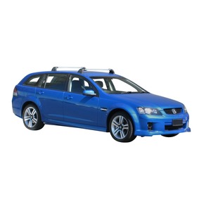 Prorack Black 2 Bar Aero Flush Bar kit to suit Holden Commodore VE 5dr Wagon (7/2008 - 5/2013)