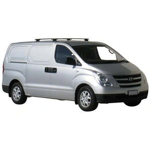 Prorack Black 2 Bar Aero Through Bar kit to suit Hyundai iLoad 5dr Van (2008 - 2016)