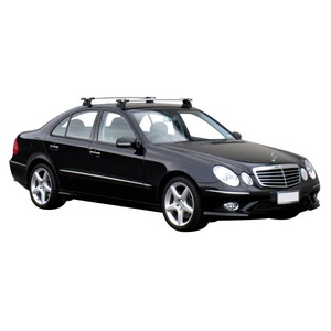 Prorack Black 2 Bar Aero Through Bar kit to suit Mercedes-Benz E-Class W211 4dr Sedan (2002 - 2009)