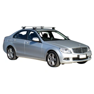 Prorack Black 2 Bar Aero Through Bar kit to suit Mercedes-Benz C-Class W204 4dr Sedan (7/2007 - 2013)