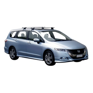 Prorack Silver 2 Bar Aero Through Bar kit to suit Honda Odyssey 5dr MPV (4/2009 - 2013)