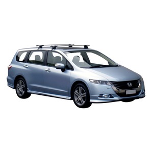 Prorack Black 2 Bar Aero Through Bar kit to suit Honda Odyssey 5dr MPV (4/2009 - 2013)