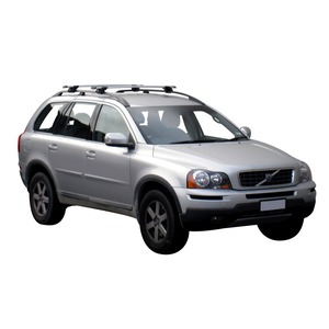Prorack Black 2 Bar Aero Through Bar kit to suit Volvo XC90 5dr SUV (2003 - 2014)