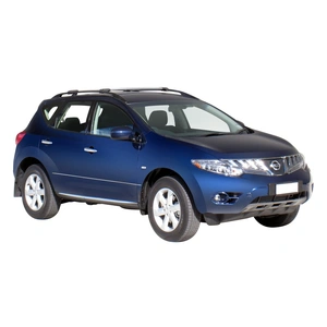 Prorack Silver 2 Bar Aero Rail Bar kit to suit Nissan Murano Z51 5dr SUV (2009 - Current)