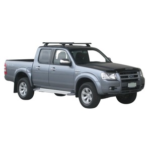 Prorack Silver 2 Bar Heavy Duty Through Bar kit to suit Ford Ranger Crew Cab 4dr Ute (11/2006 - 2011)