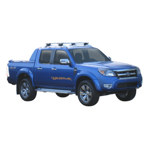 Prorack Black 2 Bar Aero Through Bar kit to suit Ford Ranger Wildtrak 4dr Ute (2009 - 2011)