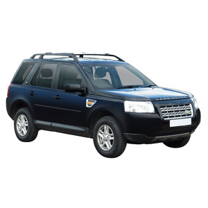 Prorack Silver 2 Bar Aero Rail Bar kit to suit Land Rover Freelander 2 5dr SUV (7/2007 - 2/2011)