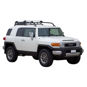 Prorack Silver 2 Bar Aero Flush Bar kit to suit Toyota FJ Cruiser 5dr SUV (2011 - 2017)