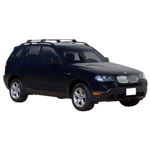 Prorack Silver 2 Bar Aero Flush Bar kit to suit BMW X3 5dr SUV (2004 - 2010)