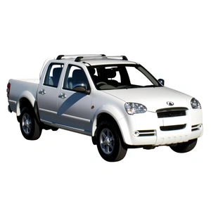 Prorack Silver 2 Bar Aero Flush Bar kit to suit Great Wall V200 Double Cab 4dr Ute (7/2011 - 2016)