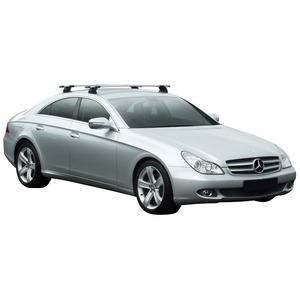 Prorack Black 2 Bar Aero Through Bar kit to suit Mercedes-Benz CLS W219 4dr Sedan (2005 - 2010)