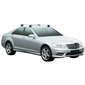 Prorack Black 2 Bar Aero Through Bar kit to suit Mercedes-Benz S-Class W221 4dr Sedan (2006 - 2013)