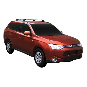 Prorack Black 2 Bar Aero Flush Bar kit to suit Mitsubishi Outlander 5dr SUV (11/2012 - 2015)