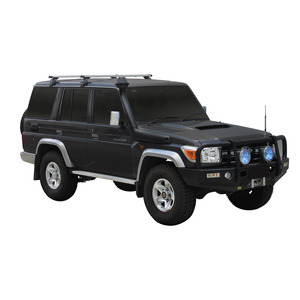Prorack Silver 2 Bar Heavy Duty Through Bar kit to suit Toyota Land Cruiser 76 Series 5dr SUV (2007 - Current)