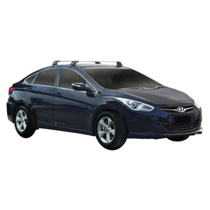 Prorack Black 2 Bar Aero Flush Bar kit to suit Hyundai i40 4dr Sedan (2/2013 - 2019)