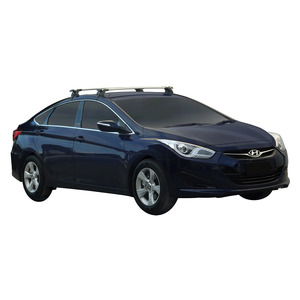 Prorack Black 2 Bar Aero Through Bar kit to suit Hyundai i40 4dr Sedan (2/2013 - 2019)