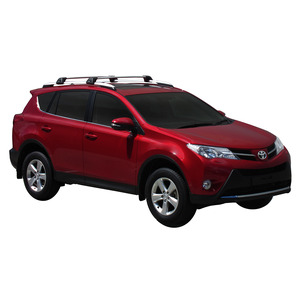 Prorack Black 2 Bar Aero Flush Bar kit to suit Toyota Rav4 5dr SUV (2013 - 2019)