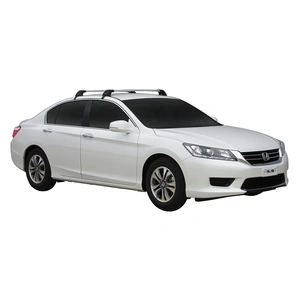 Prorack Silver 2 Bar Aero Flush Bar kit to suit Honda Accord 4dr Sedan (2013 - 2019)
