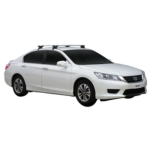 Prorack Silver 2 Bar Aero Through Bar kit to suit Honda Accord 4dr Sedan (2013 - 2019)
